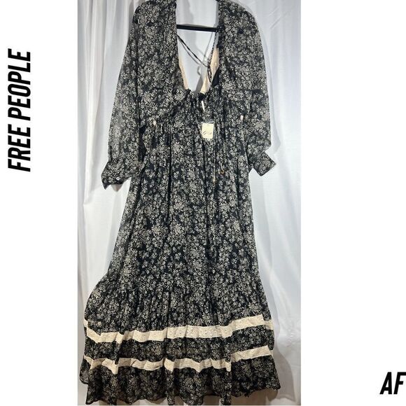 FREE PEOPLE CALLOWAY MAXI DRESS NWT - Picture 5 of 13
